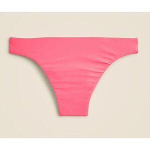 J. Crew Curved-waist cheeky bikini bottom Tea‎ Rose Size L NWT